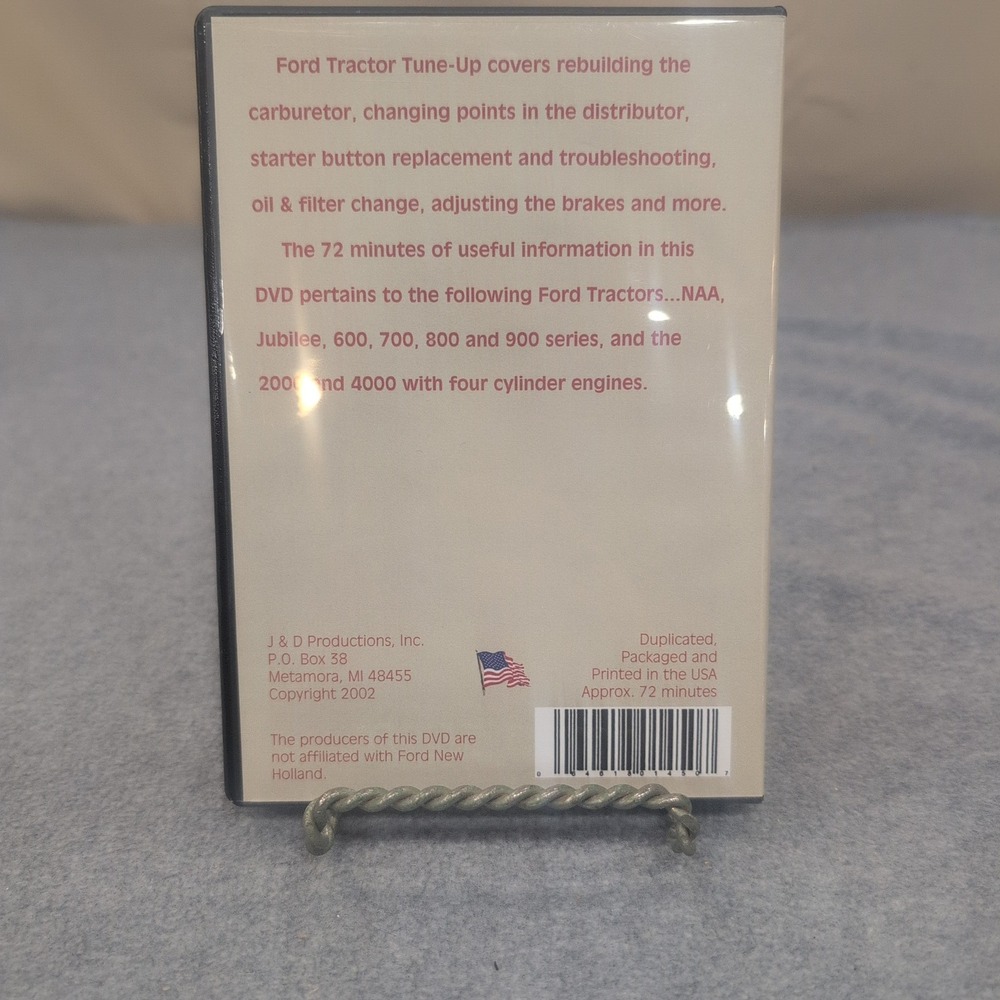 Ford Tractors Tune Up DVD NAA Jubilee 600 700 800 900 2000 4000 Series - Picture 2 of 2
